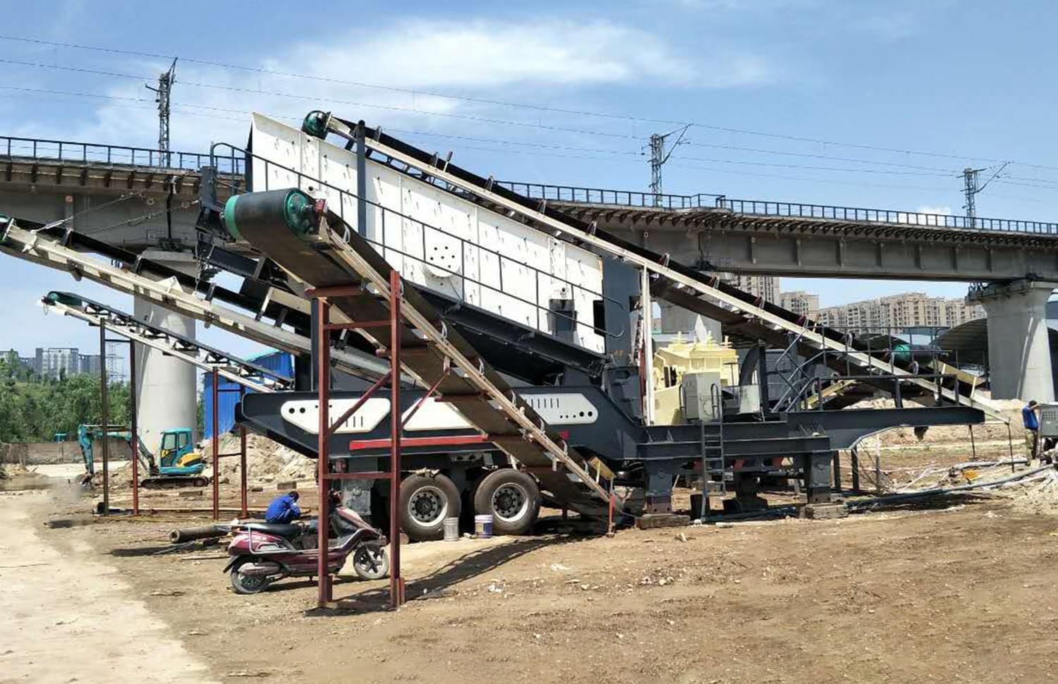 湖南衡陽建筑垃圾處理現(xiàn)場(chǎng)