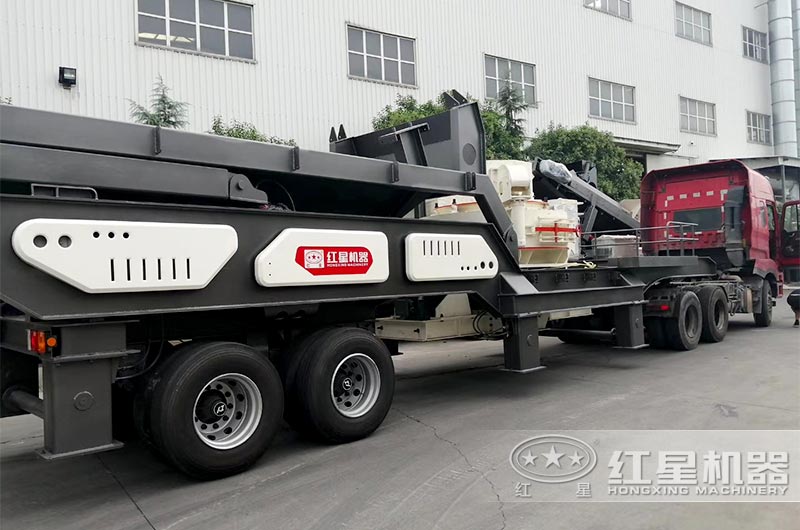 移動式制砂機(jī)實(shí)拍